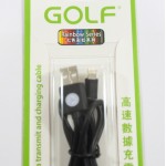 สายชาร์จ lightning iPhone 5/5S,6/6 Plus Golf สีดำ