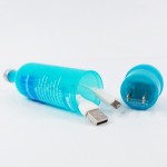 ที่ชาร์จ + สายชาร์จ Micro USB ABSOLUTE CHARGER KIT สีฟ้า