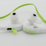 หูฟัง บลูทูธ คุณภาพสูง Samsung H2 Mini Bluetooth Headset สีขาว-เขียว