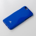 เคส iPhone 6 Plus JELLY GOOSPERY เคสแข็งสีเรียบ สีน้ำเงิน