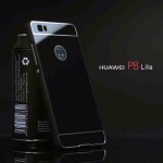 เคส Huawei P8 Lite ขอบกันกระแทก Bumper พร้อมฝาหลัง อะคริลิค สีดำ