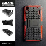 เคส Lenovo A7000 / A7000+ / K3NOTE เคสบั๊มเปอร์ กันกระแทก Defender สีแดง