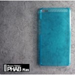 เคส Lenovo PHAB Plus เคสแข็ง สีเรียบกึ่งโปร่งใส สีฟ้า