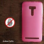 เคส Zenfone Selfie (ZD551KL) เคสนิ่ม TPU (ลดรอยนิ้วมือบนตัวเคส) สีเรียบ สีชมพู