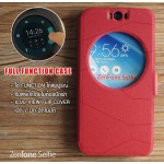 เคส Zenfone Selfie (ZD551KL) เคสฝาพับ แบบพิเศษ FULL FUNCTION ช่องกว้างพิเศษ รองรับการทำงานได้สมบูรณ์แบบ สีแดง