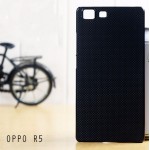 เคส Oppo R5 l เคสแข็งสีเรียบความยืดหยุ่นสูง ดำ