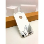 เคส iPhone 6 Plus (5.5" นิ้ว) | เคส TPU พื้นหลังผิวเงา สีเงิน