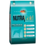 Nutra Gold Holistic Salmon and Potato for Adult dog ชนิดเม็ดสำหรับสุนัข สูตรเนื้อปลาแซลมอนและมันฝรั่ง 15 kg