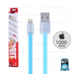 REMAX Cable iPhone5/6 (1M,V2)Pudding Blue
