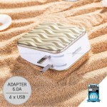 REMAX Adapter 4USB RP-U41 (Gold,Wave)