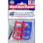 TA 15457 Low Friction Plastic Double Rollers (Red&Blue 13-12mm)