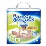 มามี่โพโค Mamy Poko Pants Extra Soft  ไซส์ S ห่อ 70 ชิ้น (กางเกง)
