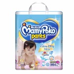 มามี่โพโค Mamy Poko Pants Extra Dry Skin Girl ไซส์ M สำหรับเด็กผู้หญิง ห่อ 64 ชิ้น (กางเกง)