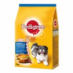 Pedigree ชนิดเม็ด รสเนื้อไก่ ตับและผัก 3 kg สำหรับสุนัขพันธุ์เล็ก