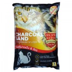 คาร์บอนคลีน Karbon Clean ชาร์โคลแซนด์ ทรายแมวภูเขาไฟเกรดพรีเมี่ยม Charcoal Sand Ultra Premium ไร้ฝุ่น 99.99% (6 ลิตร)